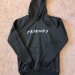 Black FRIENDS Hoodie